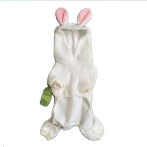 Adorable Pet Bunny Costume with Pink Ears